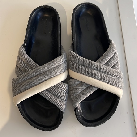 Isabel Marant padded criss-cross slides - Picture 3 of 6